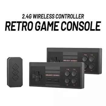 Детская игровая консоль в стиле ретро, компактный дизайн, портативный AV-выход, классическая мини-ручная видеоигра