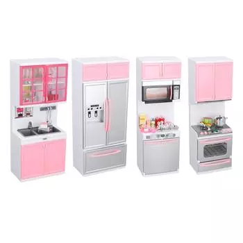 Детская игровая кухонная игрушка пластиковая имитация многофункциональная детская кухонная игровая площадка для дома