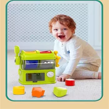 Детская игровая машина «Соответствие фигур динозавров» для тренировки координации движений и глаз, цветового восприятия, раннего образования, головоломки (Цветовая коробка на английском языке) One Size