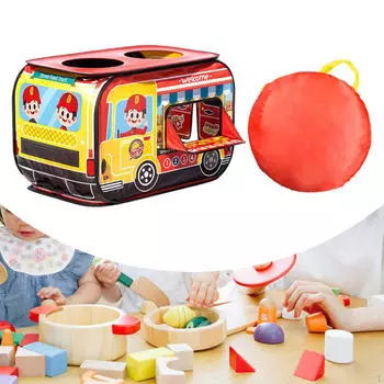 Детская игровая палатка, детский замок, портативный подарок на день рождения с сумкой для переноски для игровой площадки во дворе и кемпинге