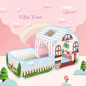Детская игровая палатка, игровой домик для дома, складной игрушечный домик, переносной детский замок принцессы