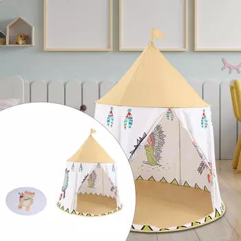 Детская игровая палатка-вигвам для занятий в помещении и на открытом воздухе в подарок Oxford cloth