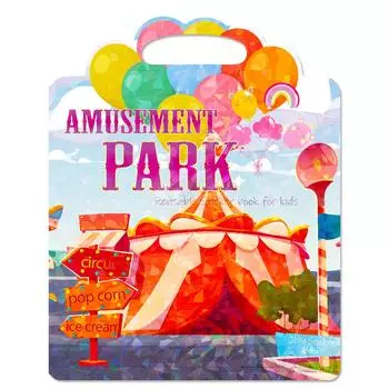 Детская игровая площадка, развивающая когнитивную концентрацию, тихая книга, портативная желейная наклейка