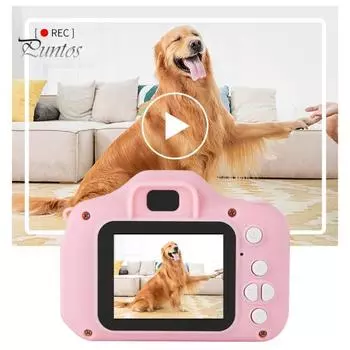 Детская игрушечная камера с большим экраном Миниатюрный размер Интуитивно понятное меню Удобные аксессуары для начинающих фотографов для цифровых камер синий