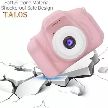 Детская игрушечная камера с большим экраном Миниатюрный размер Интуитивно понятное меню Удобные аксессуары для начинающих фотографов для цифровых камер синий