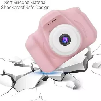 Детская игрушечная камера с большим экраном Миниатюрный размер Интуитивно понятное меню Удобный для новичков зелёный