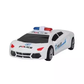 Детская игрушечная полицейская машина с красочной подсветкой и звуковым дизайном для подарка