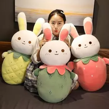 Детская игрушка Детский день Фруктовый кролик Подушка Креативная плюшевая игрушка Кукла Ins 70CM