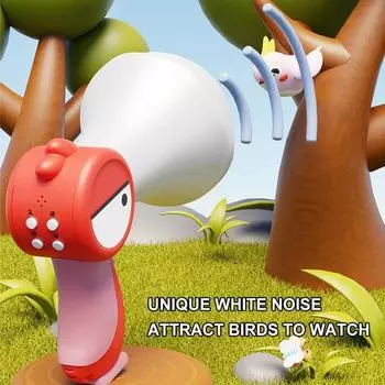 Детская игрушка для изменения голоса птиц для малышей, мальчиков и девочек, интерактивная мультяшная игрушка для изменения голоса птиц, мегафон, усилитель, диктофон, труба с разными оранжевый