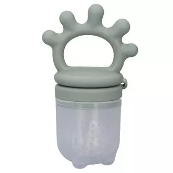 Детская игрушка для кормления детей, силиконовая, гибкая, для прорезывания зубов, овощей и фруктов, легкая зелёный