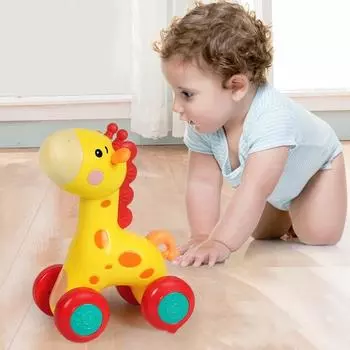 Детская игрушка для ползания, детские электронные домашние животные, музыкальные игрушки, движущаяся игрушка для малышей, раннее просвещение, подарок для познания животных