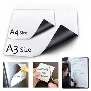 Детская игрушка для рисования A3A4A5 Мягкая магнитная доска для заметок Наклейка на доску для школы и офиса 297x210mm