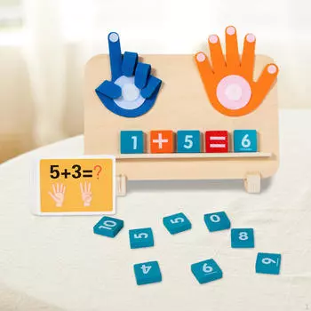 Детская игрушка для счета чисел на пальцах Практичные принадлежности для домашнего обучения Математическая игра