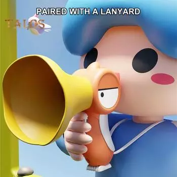 Детская игрушка для смены голоса птиц для малышей, мальчиков и девочек, интерактивная мультяшная игрушка для смены голоса птиц, мегафон, усилитель, диктофон, труба с разными голосами оранжевый