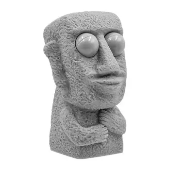 Детская игрушка для снятия стресса «Сжимай, декомпрессионная», рок-типа, сенсорная игрушка «Светящиеся глаза», коричневая