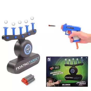Детская игрушка для стрельбы, игрушки, плавающий мяч, игрушка, мишень для дартса, электрический плавающий мяч, мишень для настольного тенниса, мишень для детей чёрный