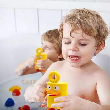 Детская игрушка для ванны для мальчиков и девочек, желтая вода, детский летний комплект для купания, подарок One Size