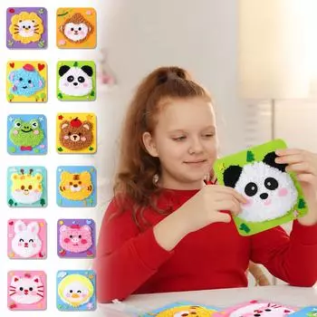 Детская игрушка-головоломка из мультяшного материала своими руками One Size