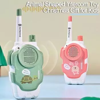 Детская игрушка-интерком. Улучшите игровое обучение с помощью удобного общения. Подарочная детская игрушка-интерком. розовый