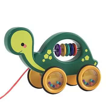 Детская игрушка-каталка с домашним питомцем, милая игрушка-каталка с животным, игрушка-каталка, игрушки для катания, подарок на день рождения для мальчиков turtle