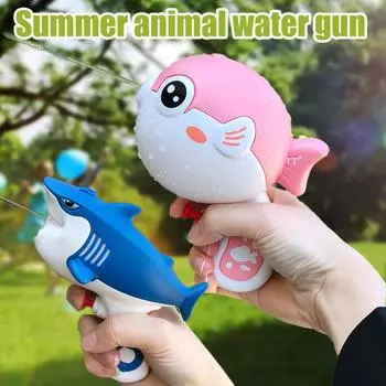 Детская игрушка Летний пляжный распылитель воды с ручкой нажимного типа синий