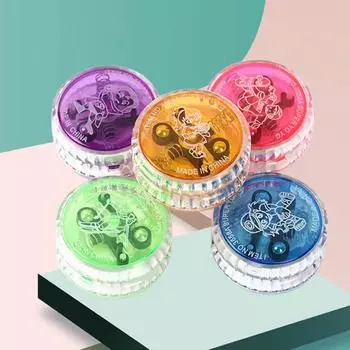 Детская игрушка-мяч йо-йо с высоким откликом, светодиодный мяч йо-йо, детский бросок, возврат, развивающий палец, подарок, игрушка для координации рук и глаз