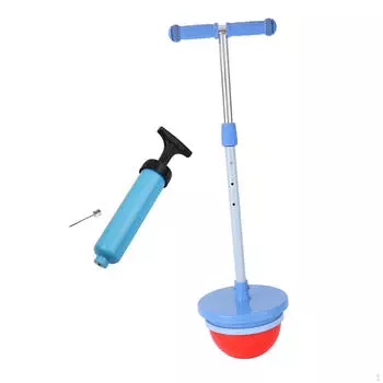 Детская игрушка-пого с ручкой для использования в помещении и на улице темно-синий