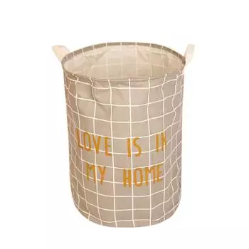 Детская игрушка, полезная холщовая корзина для белья, сумка для хранения с кожаной сумочкой