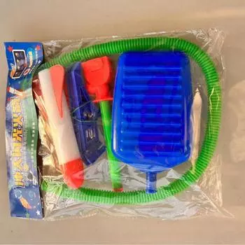 Детская игрушка-ракетница с пневматическим приводом для игр на открытом воздухе Light-up Base with 1 Rocket