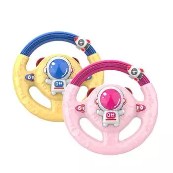 Детская игрушка с вертикальным рулевым колесом, имитация автомобиля, установленная на автомобиле, детская обучающая машина для раннего образования, игрушка-головоломка