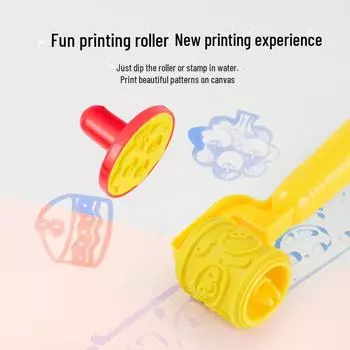 Детская игрушка-штамп на холсте Magic Water Canvas Graffiti Stamp Toy - многоразовое большое одеяло для рисования