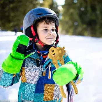 Детская игрушка «Снежок» Снежная заколка Артефакт Пчела Снежок Заколка Ложка Инструмент для снежного боя Маракасы Заколка Пляжная игрушка оранжевый