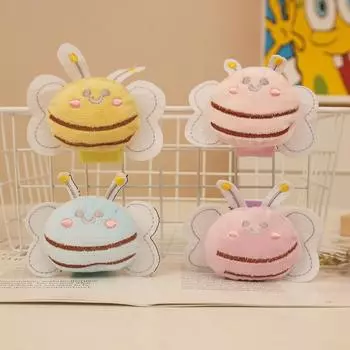 Детская игрушка своими руками из ткани, наполненной хлопком, цветная плюшевая кукла-пчела, брошь, подвеска, аксессуары, штаны, кольцо 25cm