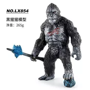 Детская имитация модели животного Томагавк Кинг Конг Орангутан Игрушка Годзилла Сражается Шимпанзе Твердая Фигурка-Украшение