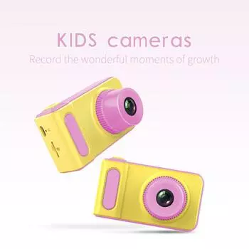 Детская камера, 2 дюйма, милая мультяшная цифровая камера, мини-камера 1080P, креативная камера, игрушки, детский подарок на день рождения, игрушки для малышей, камера