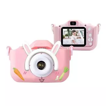 Детская камера, цифровая камера, детская игрушка из мультфильма, зеркальная камера, фоторегистратор для учащихся начальной школы One Size синий