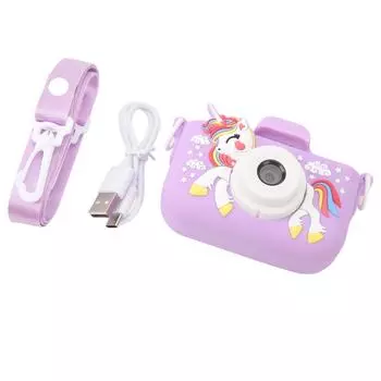 Детская камера для мальчиков девочек 20 МП HD двойная камера детская камера-палец фото видео портативная цифровая фиолетовый