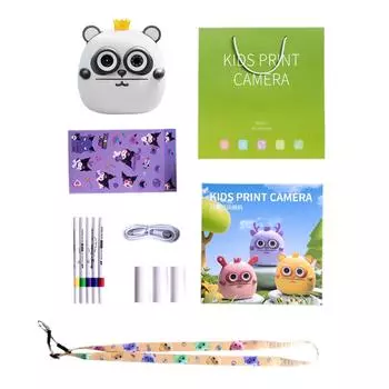 Детская камера мгновенной печати, макросъемка, видео 1080P, цифровая камера для детей 38 лет, малышей