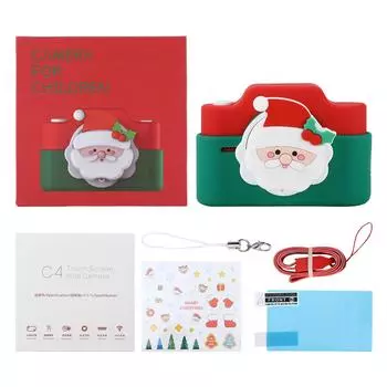 Детская камера с высоким разрешением 4800 Вт, сенсорный экран, большой экран, портативная цифровая камера для детей