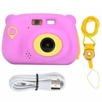 Детская камера WiFi с 2-дюймовым экраном и вспышкой, 12 миллионов пикселей, детские игрушечные камеры