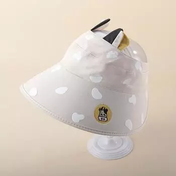 Детская кепка от солнца Bebecro с 3D ушками коровы Bevenies, 52см, Бежевый, Популярная детская одежда в Корее