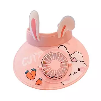 Детская кепка-веер от солнца, сочетающая в себе функции солнца и вентилятора/технология невидимого черного вентилятора/длительный срок службы батареи/легкий и портативный One Size