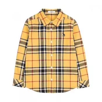 Детская клетчатая рубашка Hedges Kids Hedges Huw11xs09m Ye 110