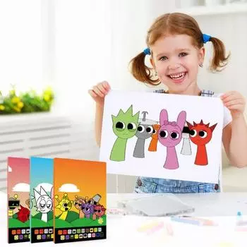 Детская книга для рисования линий, раскрашенная вручную, обводка ручкой, практика обучения, портативная иллюстрированная книга