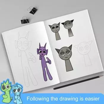 Детская книга для рисования линий, раскрашенная вручную, обводка ручкой, практика обучения, портативная иллюстрированная книга