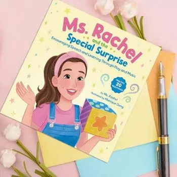 Детская книга Ms. Рейчел Интерактивное обучение Приключение Поощрение речи Образовательная книга Развитие мозга