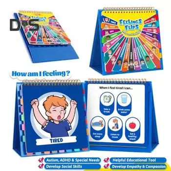 Детская книга «Социальные эмоции». 10 сцен для анализа чувств. 20 различных обучающих книг по эмоциям. Инструменты для регулирования эмоций. 1pc