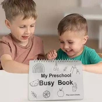 Детская книга учета роста Малыши Числа Буквы Цвета Формы Рост по системе Монтессори