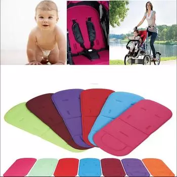 Детская коляска, подушка для сиденья, детская коляска, сиденье для стула, мягкий матрас, автомобильная тележка, подушки, аксессуары темно-красного