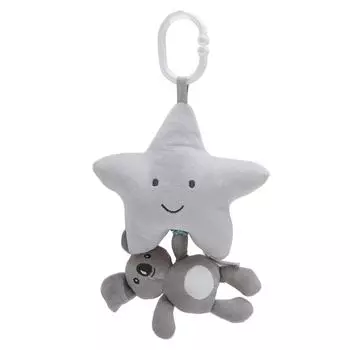 Детская коляска подвесная погремушка игрушка музыкальная шкатулка мультяшное животное мягкая плюшевая игрушка для автокресла для младенца Ne